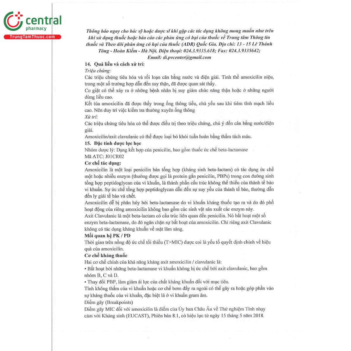 tbaugmedic 875mg 125mg 10 M5806