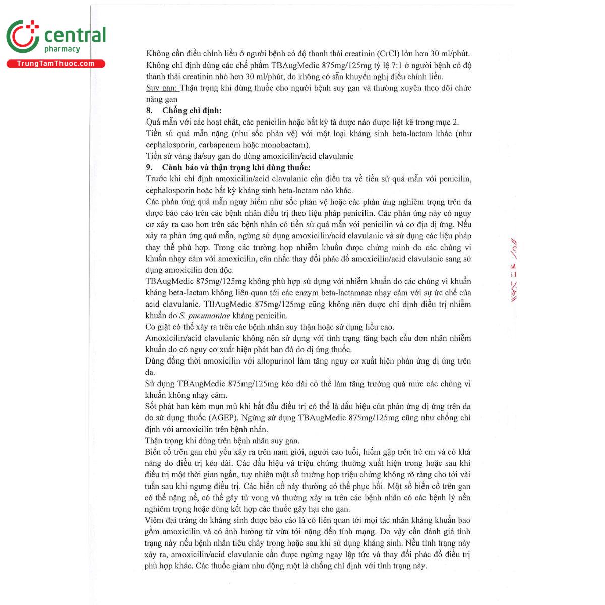 tbaugmedic 875mg 125mg 6 I3248