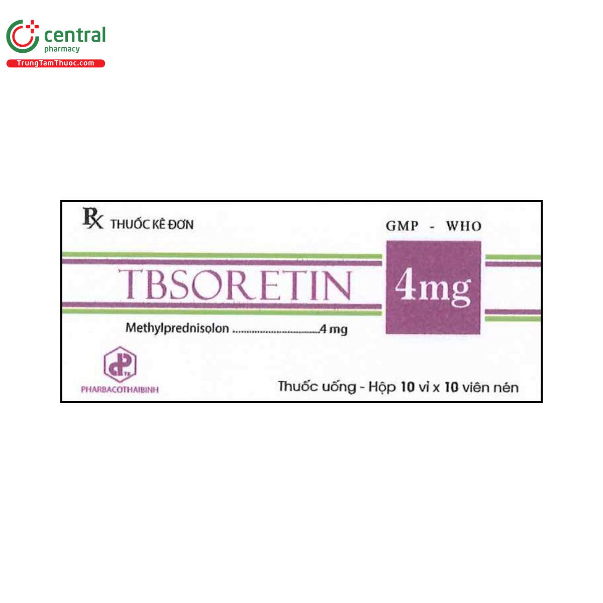 tbsoretin 4mg 1 F2775 tbsoretin 4mg 1 F2775