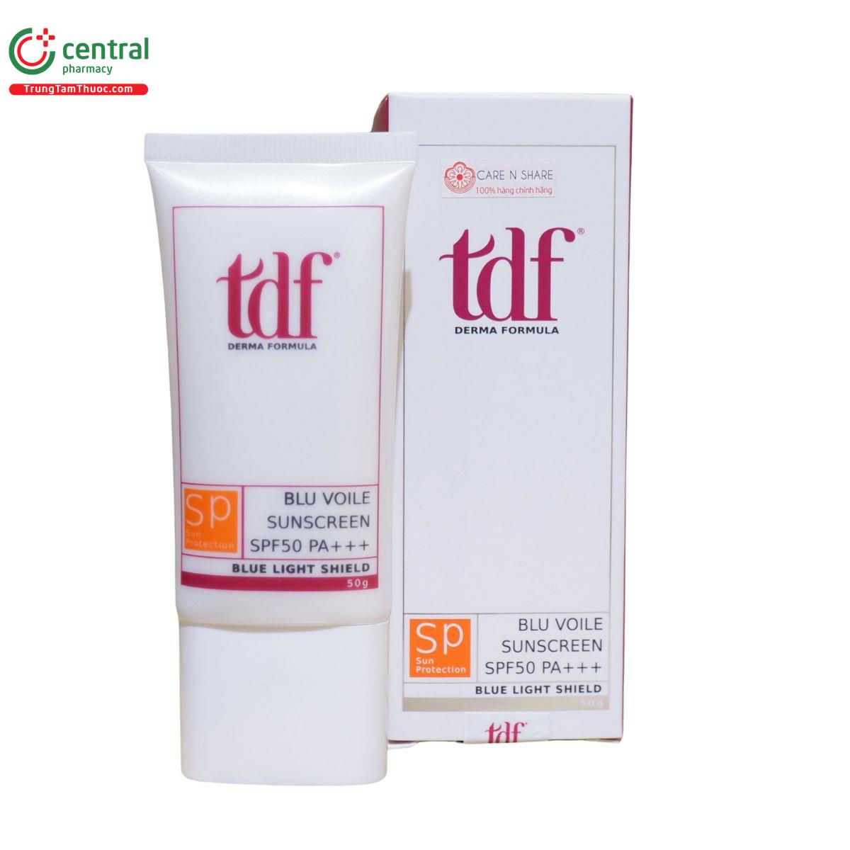 tdf blu voile sunscreen spf50 pa 1 G2731