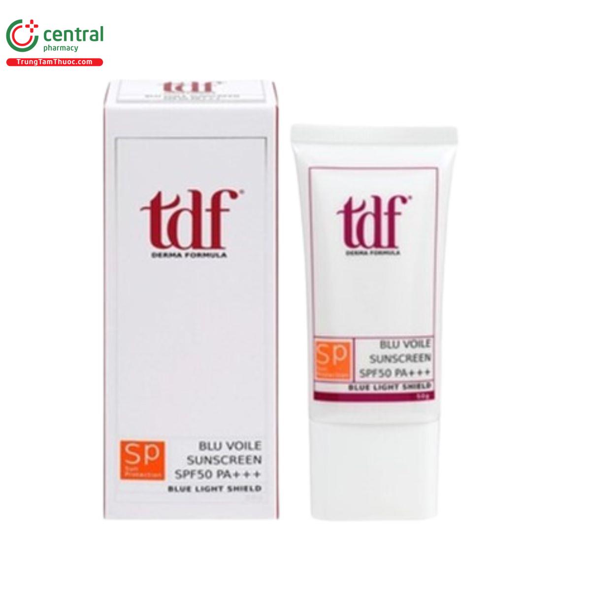 tdf blu voile sunscreen spf50 pa 2 T8114