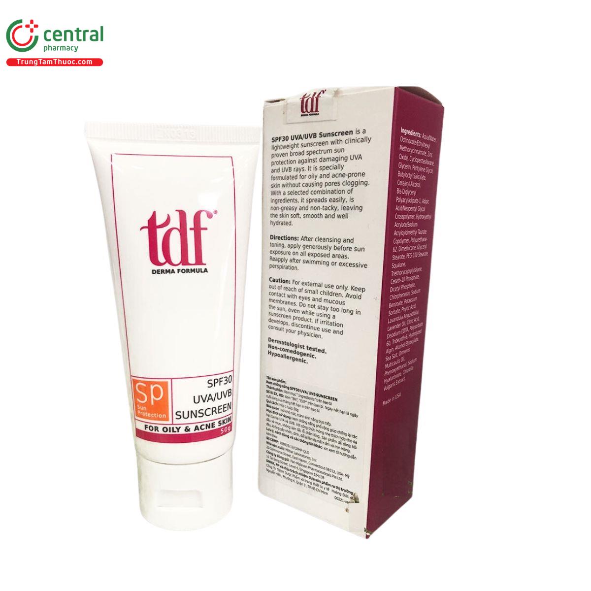 tdf spf 30 uva uvb sunscreen 2 L4818