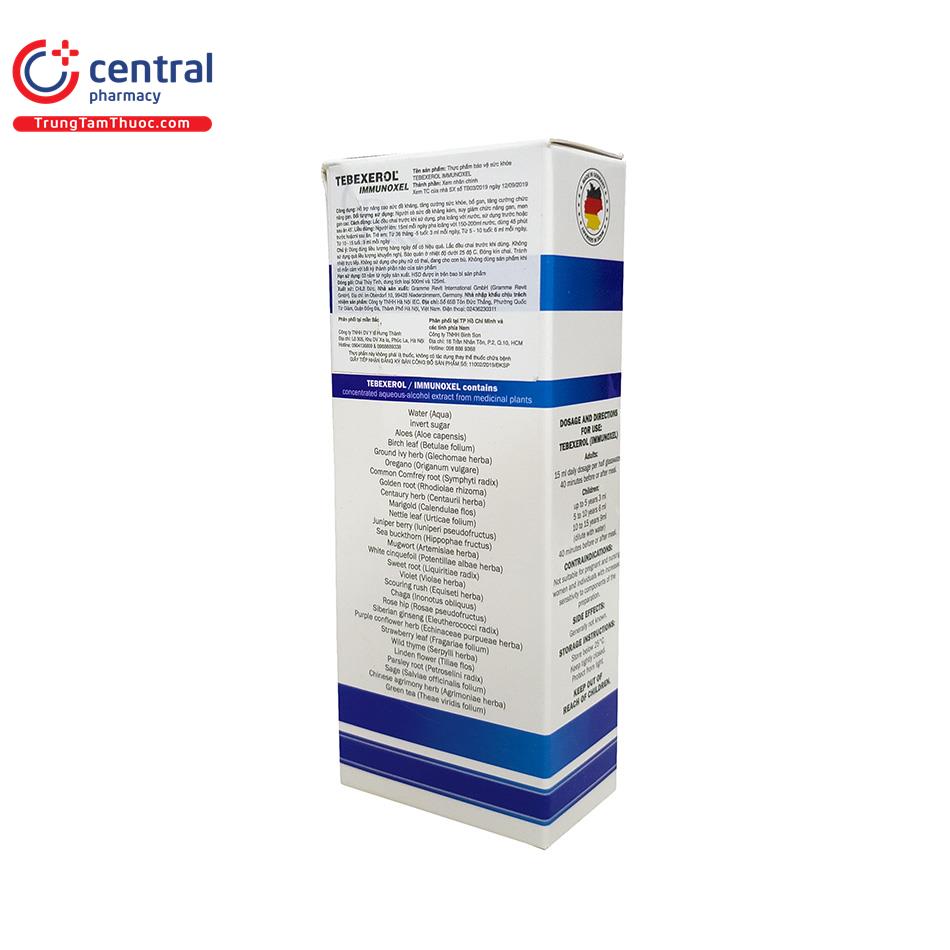 tebexerol immunoxel 125ml 3 T8172