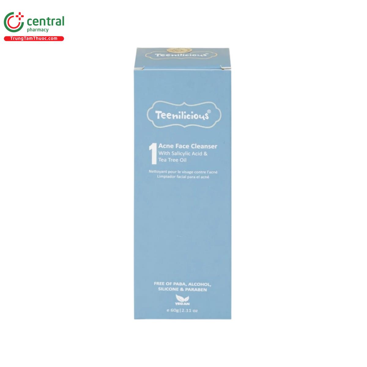 teenilicious acne face cleanser 6 B0634