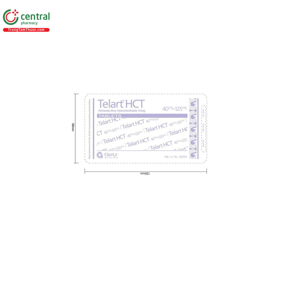 telart hct tablets 40mg 125mg 3 O5435