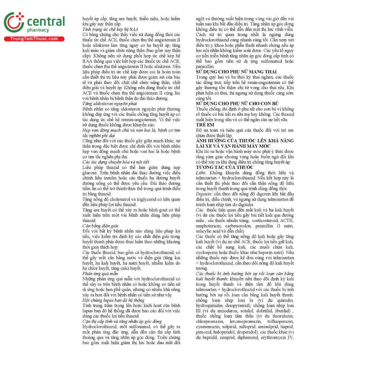 telart hct tablets 40mg 125mg 5 F2818