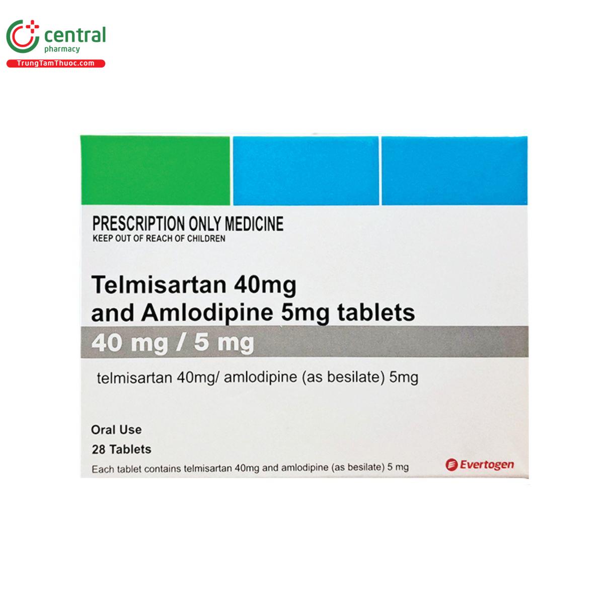 telmisartan 40mg and amlodipine 5mg tablets 2 P6501