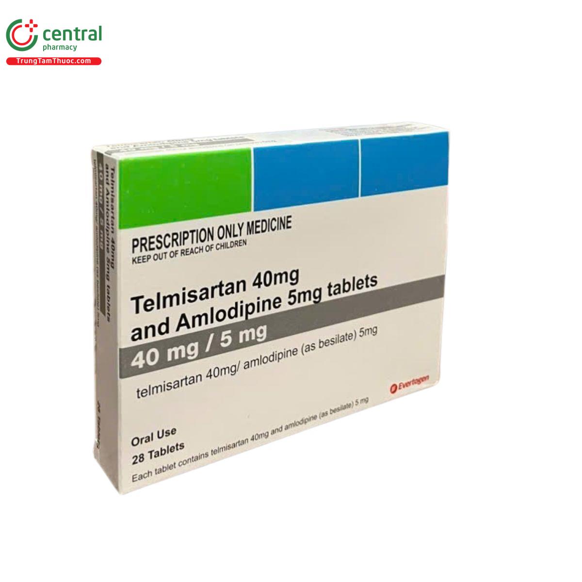 telmisartan 40mg and amlodipine 5mg tablets evertogen 4 D1040