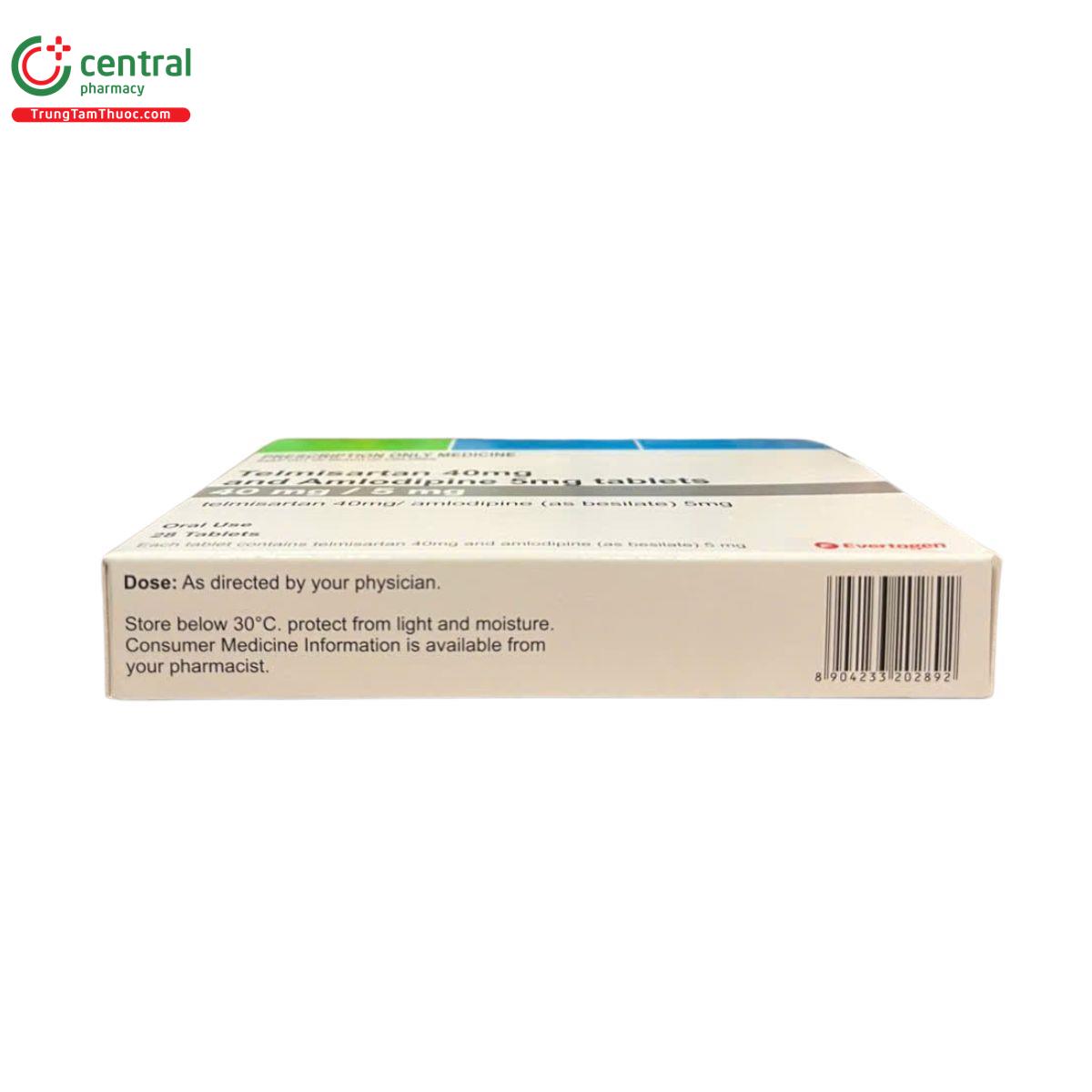 telmisartan 40mg and amlodipine 5mg tablets evertogen 6 F2135