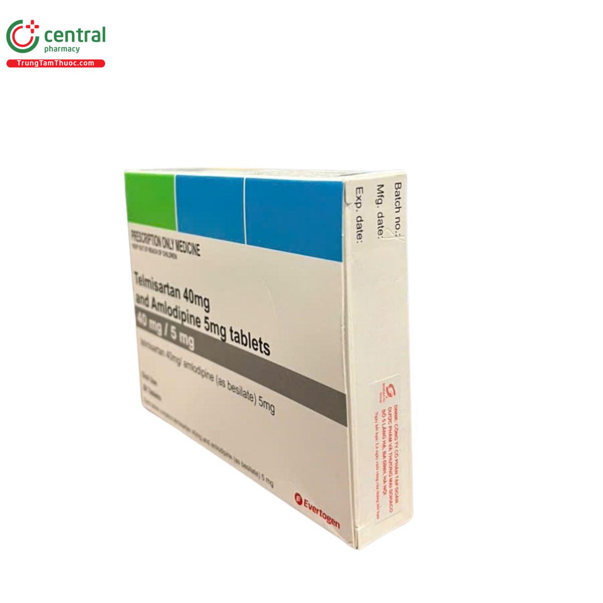 telmisartan 40mg and amlodipine 5mg tablets evertogen 9 E1211