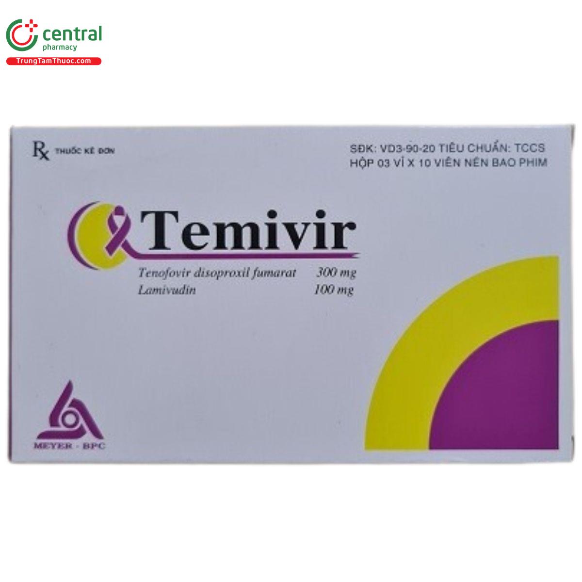 temivir 300mg 100mg 14 U8272