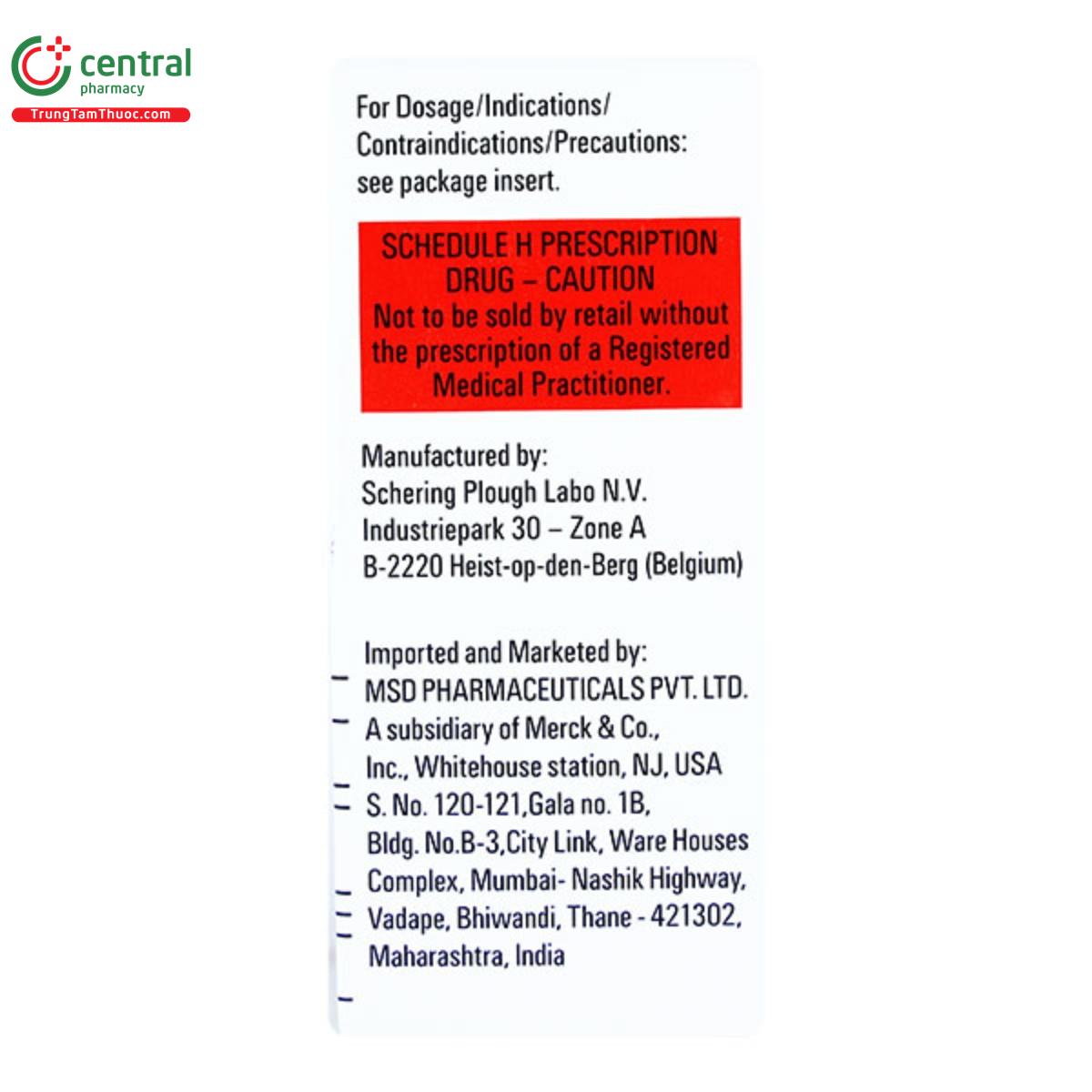 temodal 250mg 2 B0610