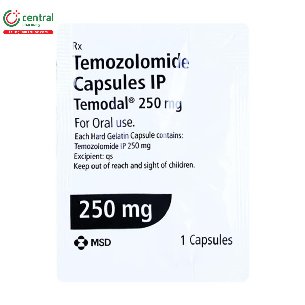 temodal 250mg 4 T7665