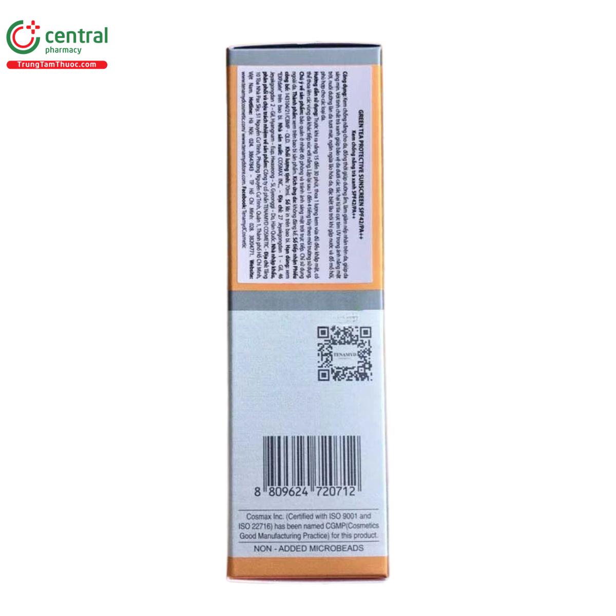 tenamyd green tea protective sunscreen spf42 pa 5 V8861 tenamyd green tea protective sunscreen spf42 pa 5 V8861