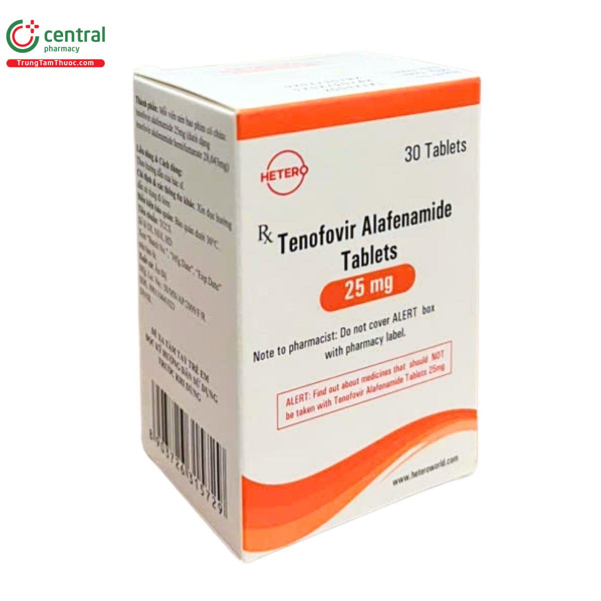 tenofovir alafenamide tablets 25mg hetero 7 E1808 tenofovir alafenamide tablets 25mg hetero 7 E1808