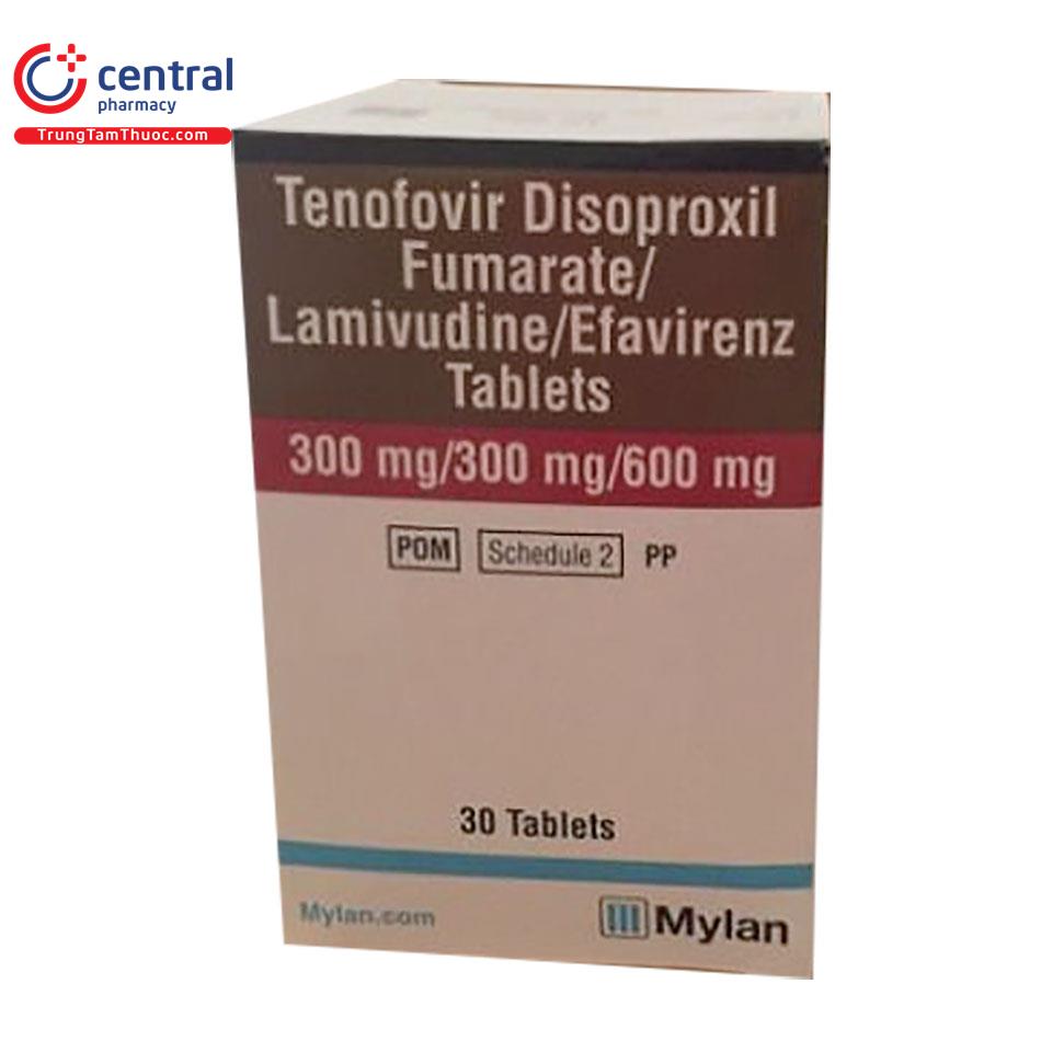 tenofovir disoproxil fumarate lamivudine efavirenz tablets 300mg 300mg 600mg 15 M4516