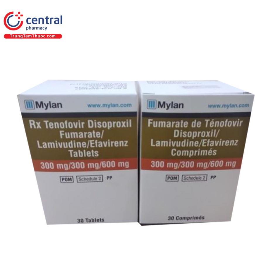 tenofovir disoproxil fumarate lamivudine efavirenz tablets 300mg 300mg 600mg 6 K4736