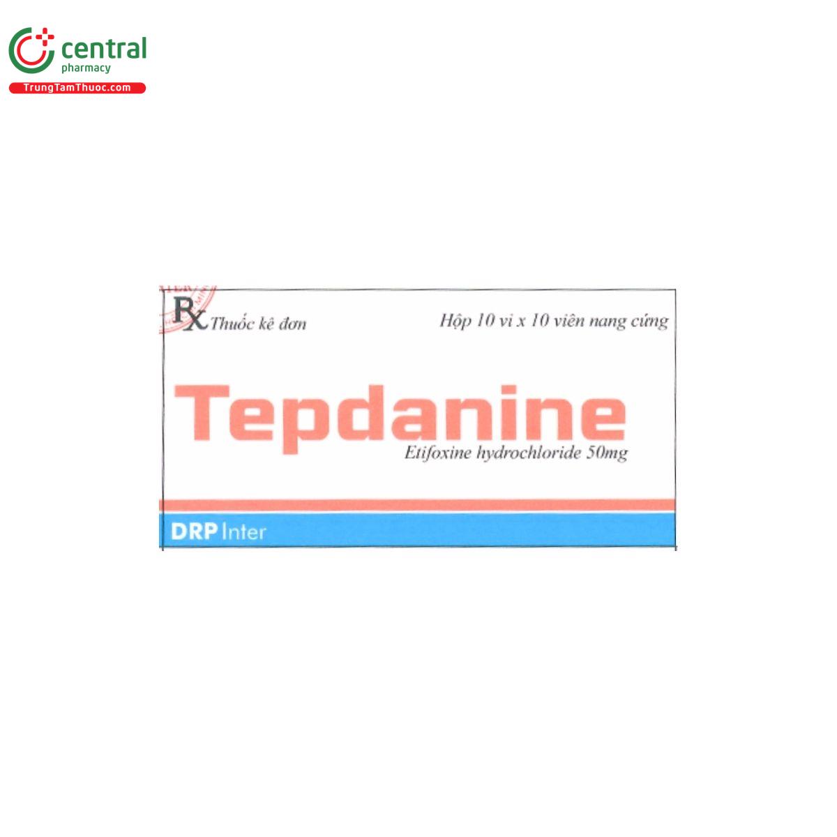 tepdanine 50mg 1 E1606 tepdanine 50mg 1 E1606