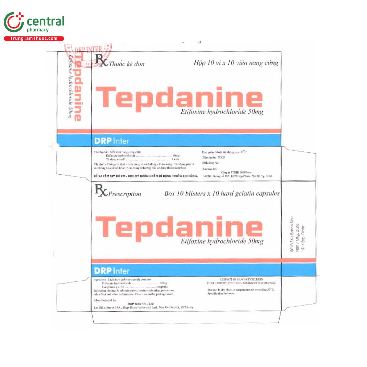 tepdanine 50mg 2 H2775 tepdanine 50mg 2 H2775