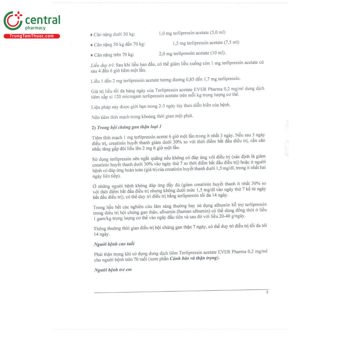 terlipressin acetate ever pharma 02 mg ml 4 F2444