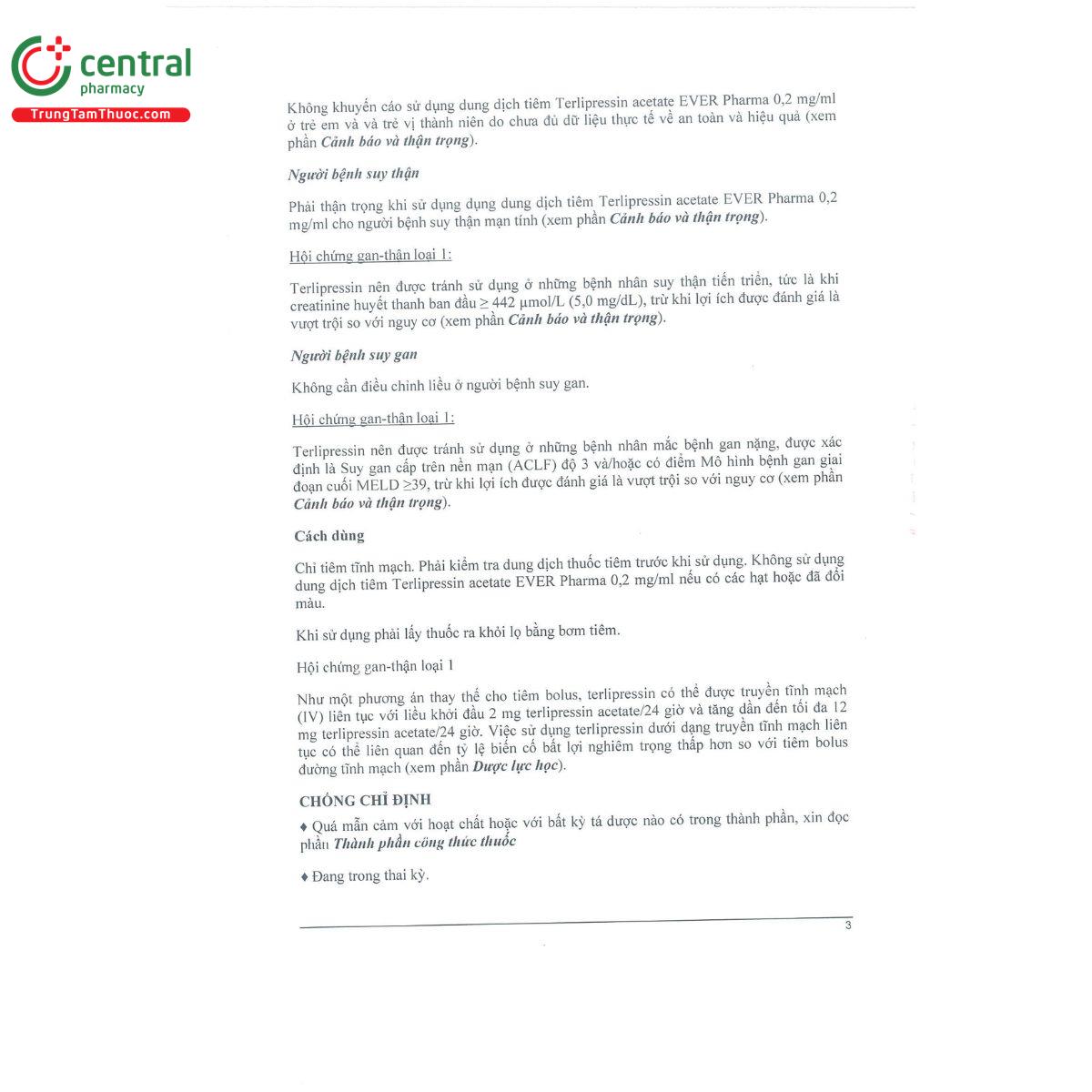 terlipressin acetate ever pharma 02 mg ml 5 P6638