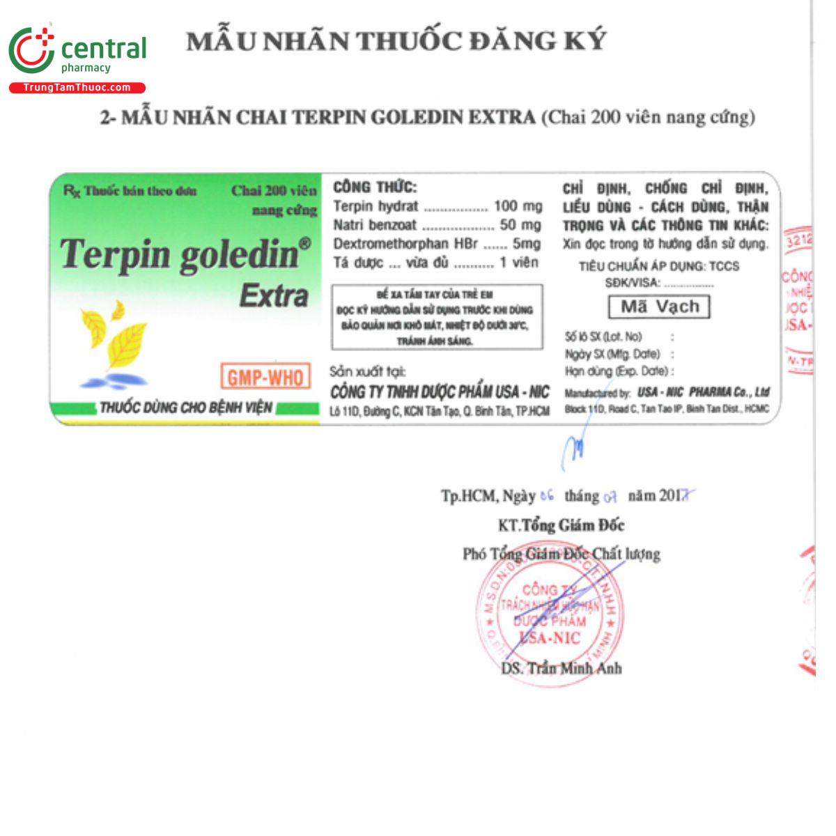 terpin goledin extra 7 E1030 terpin goledin extra 7 E1030