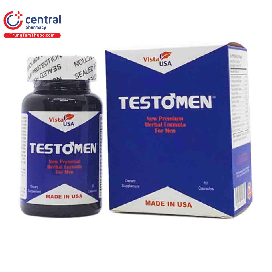 [CHÍNH HÃNG] Thuốc Testomen: Bổ thận tráng dương, tăng cường sinh lý