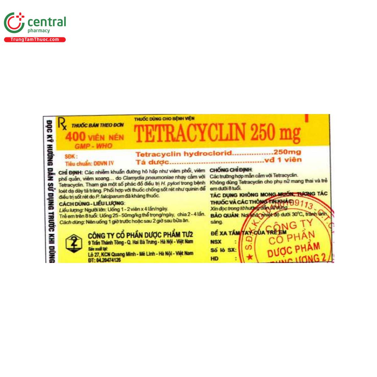 tetracyclin 250mg dopharma 2 C0877