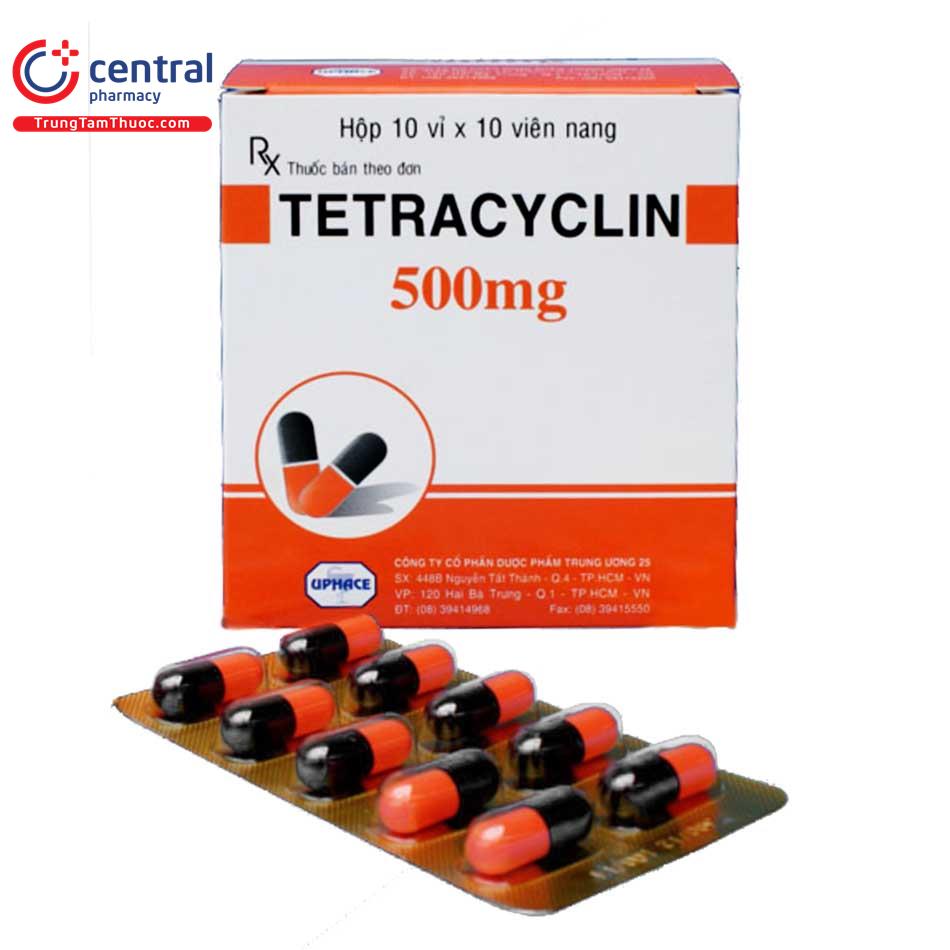 tetracyclin 500mg tw25 A0046