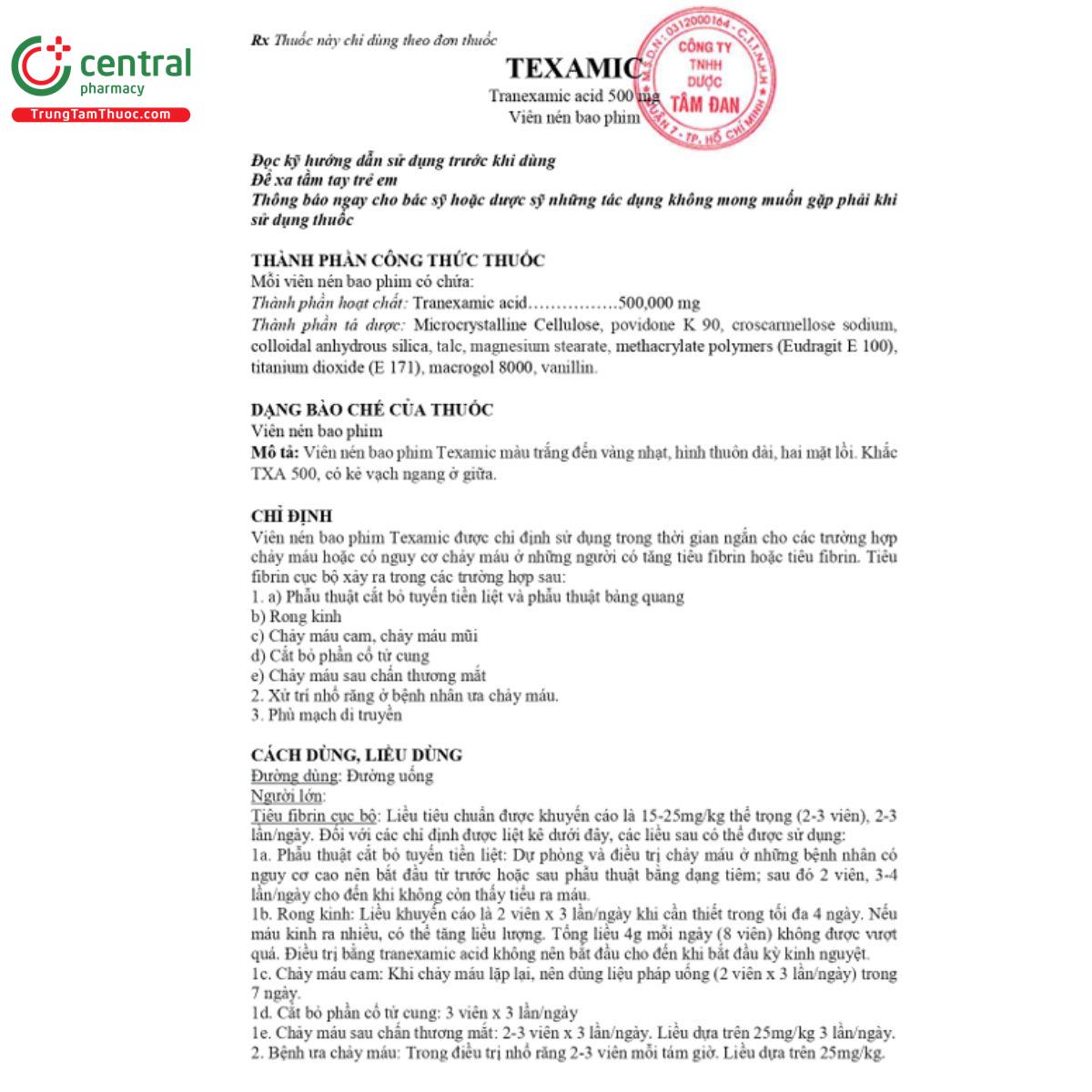 texamic 500mg 2 V8074