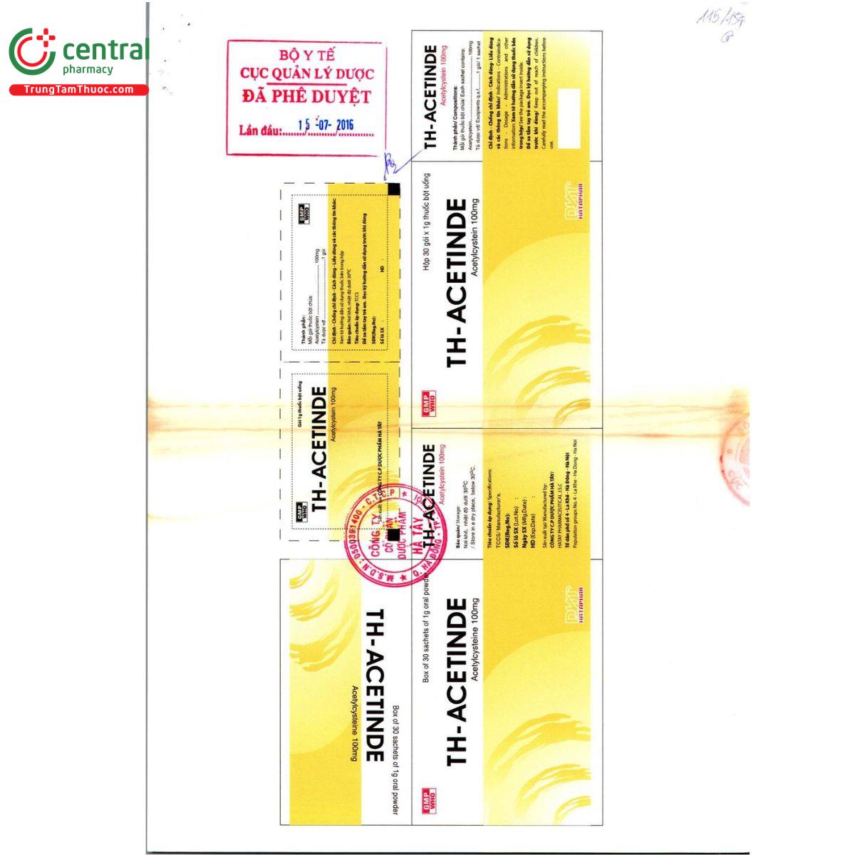 th acetinde 100mg 2 P6110 th acetinde 100mg 2 P6110