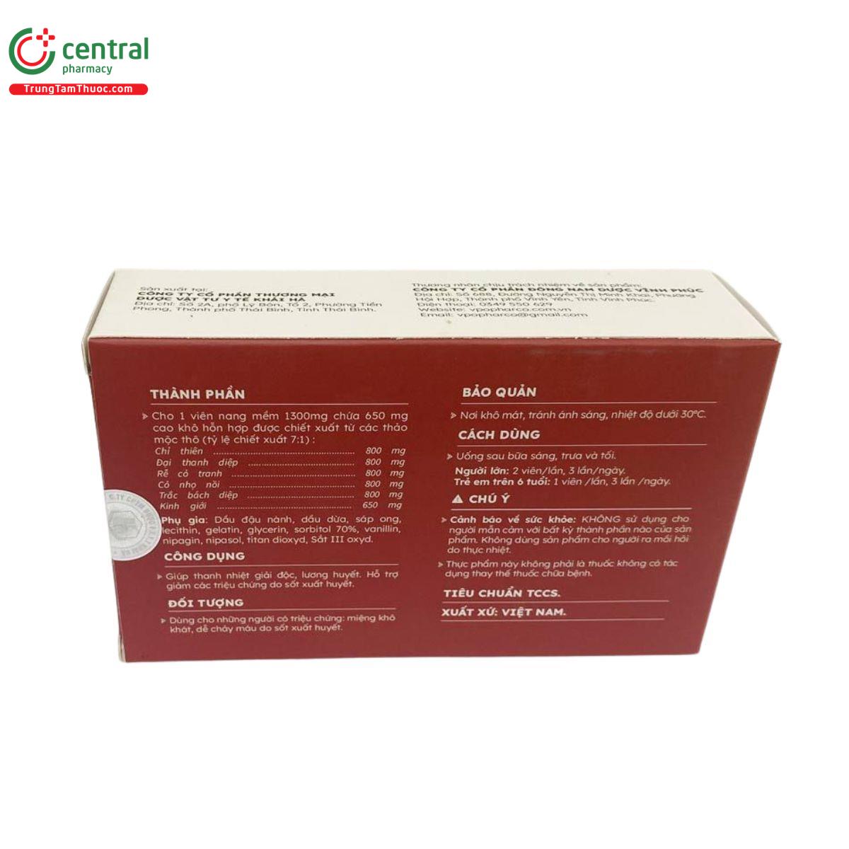 thanh phuc huyet hemoshield 5 J3525 thanh phuc huyet hemoshield 5 J3525