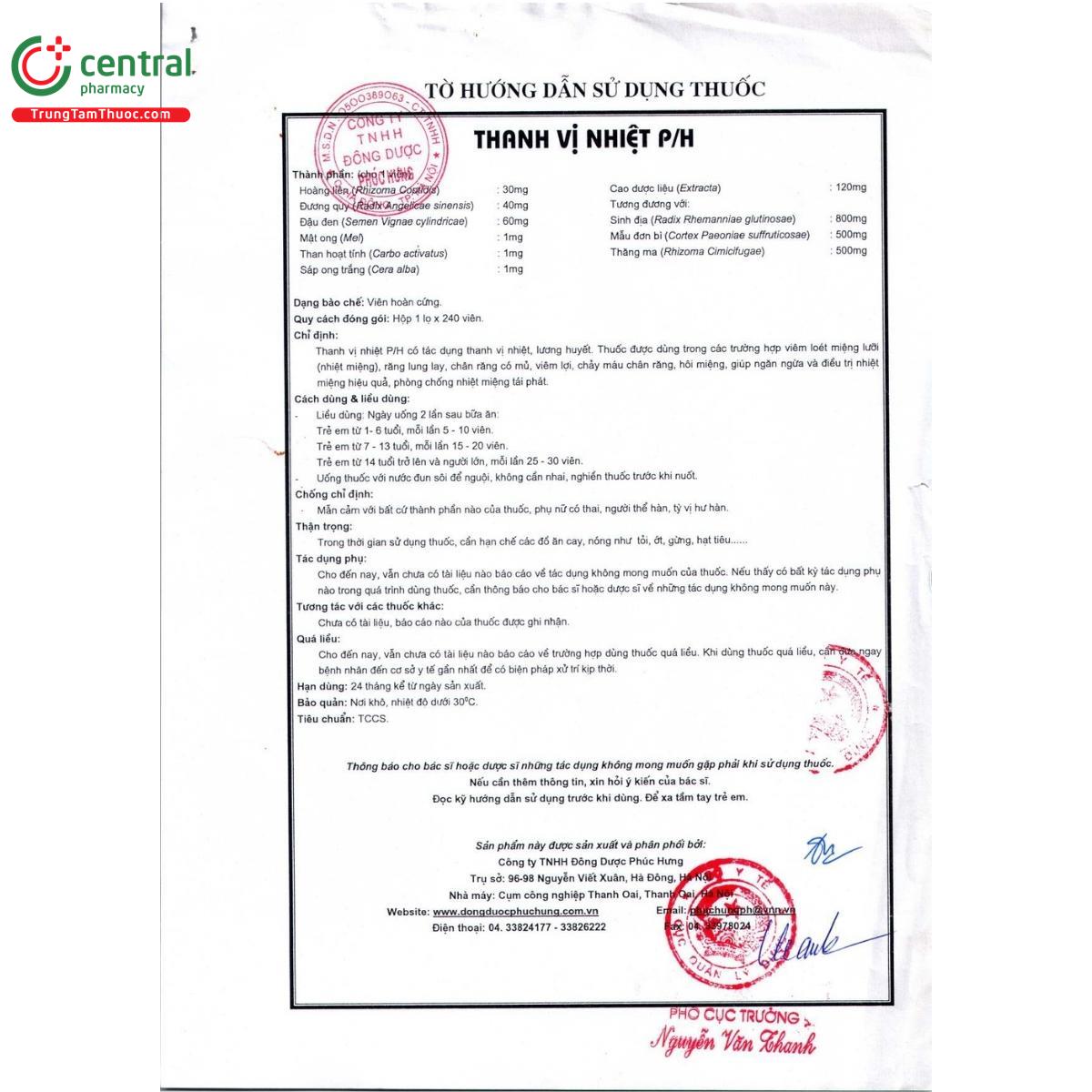 thanh vi nhiet p h 6 V8470 thanh vi nhiet p h 6 V8470
