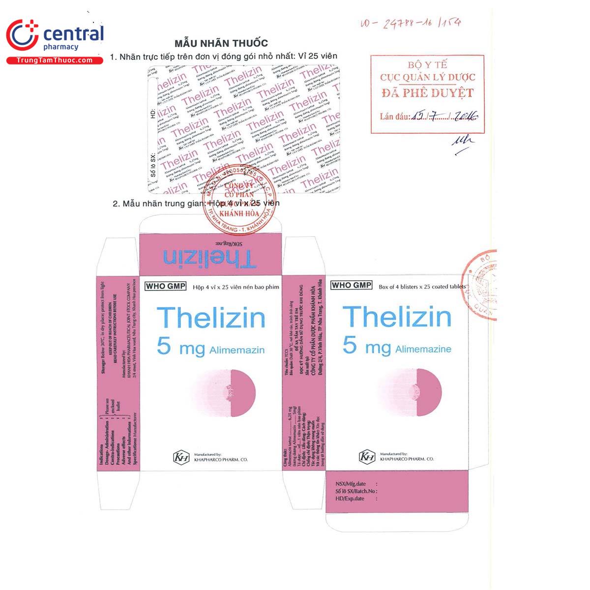 thelizin 5mg 3 G2320