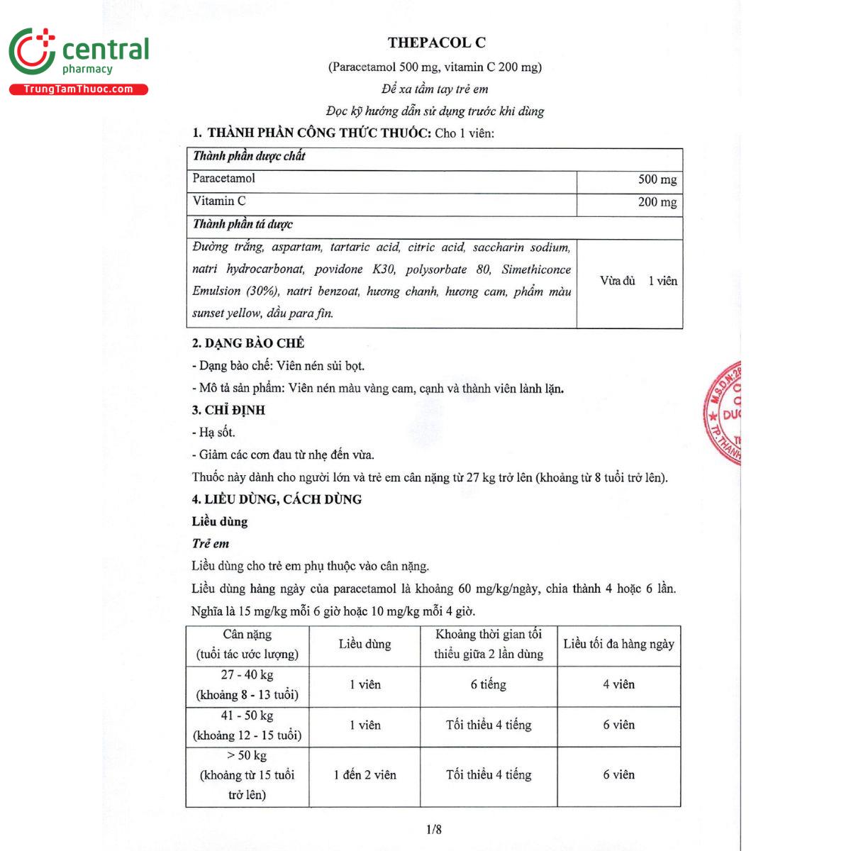 thepacol c 5 N5463