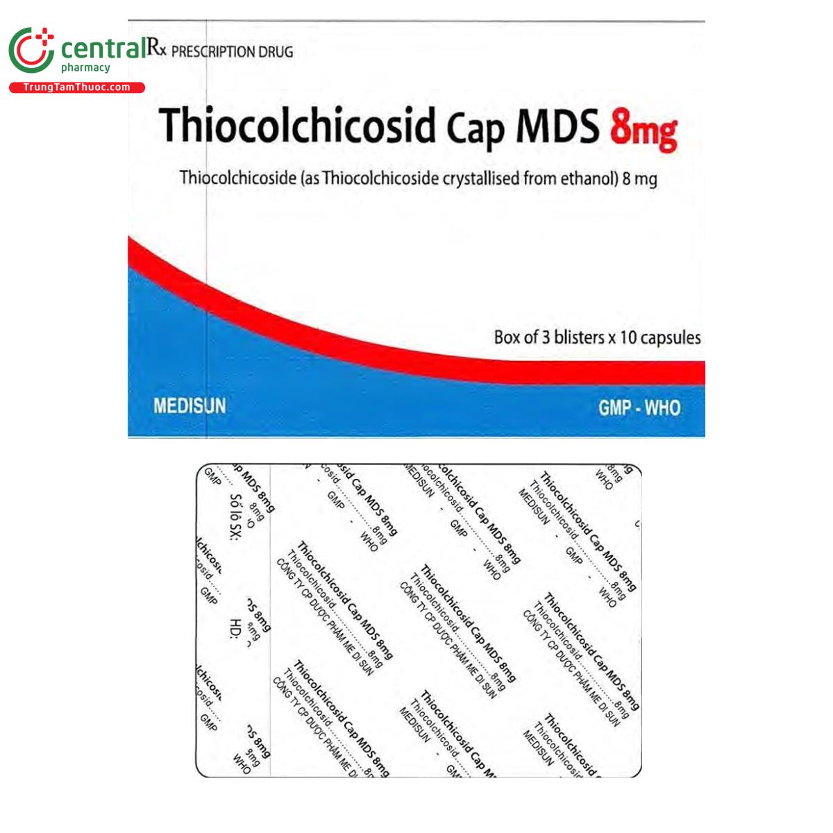 thiocolchicosid cap mds 8mg 2 N5486