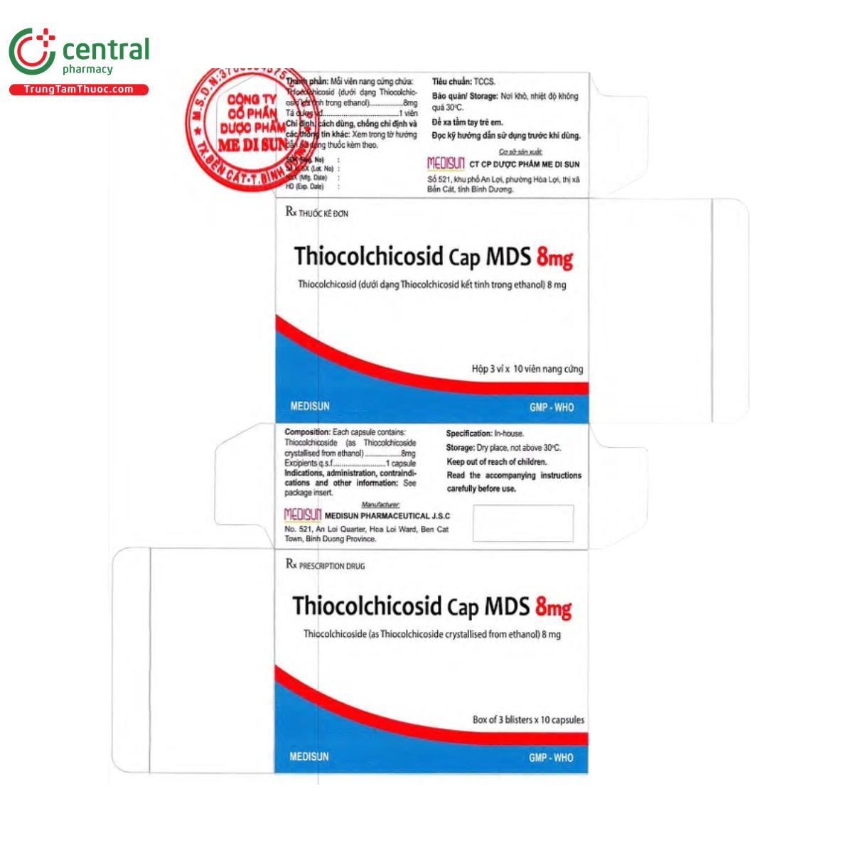 thiocolchicosid cap mds 8mg 3 C1280