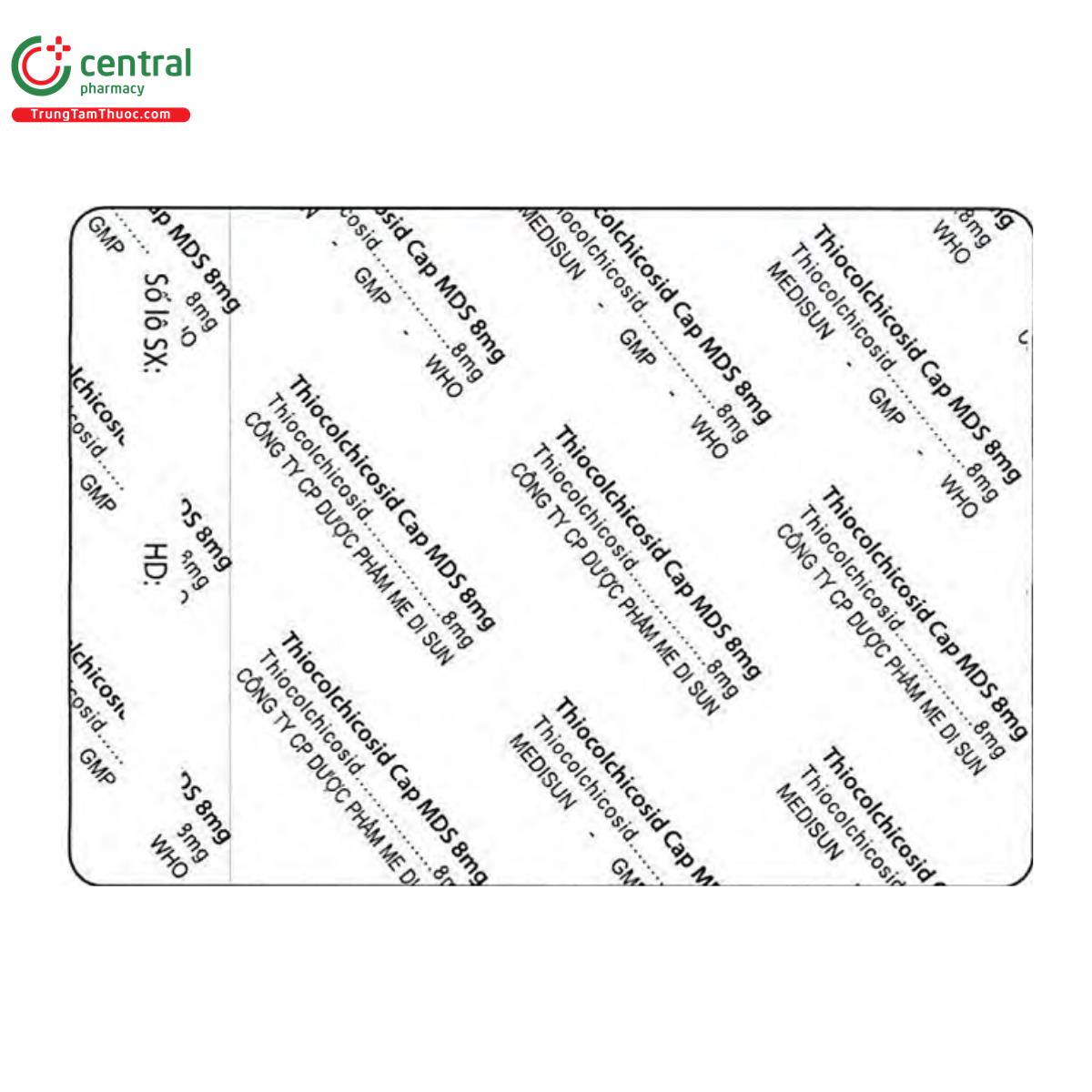 thiocolchicosid cap mds 8mg 6 H2846