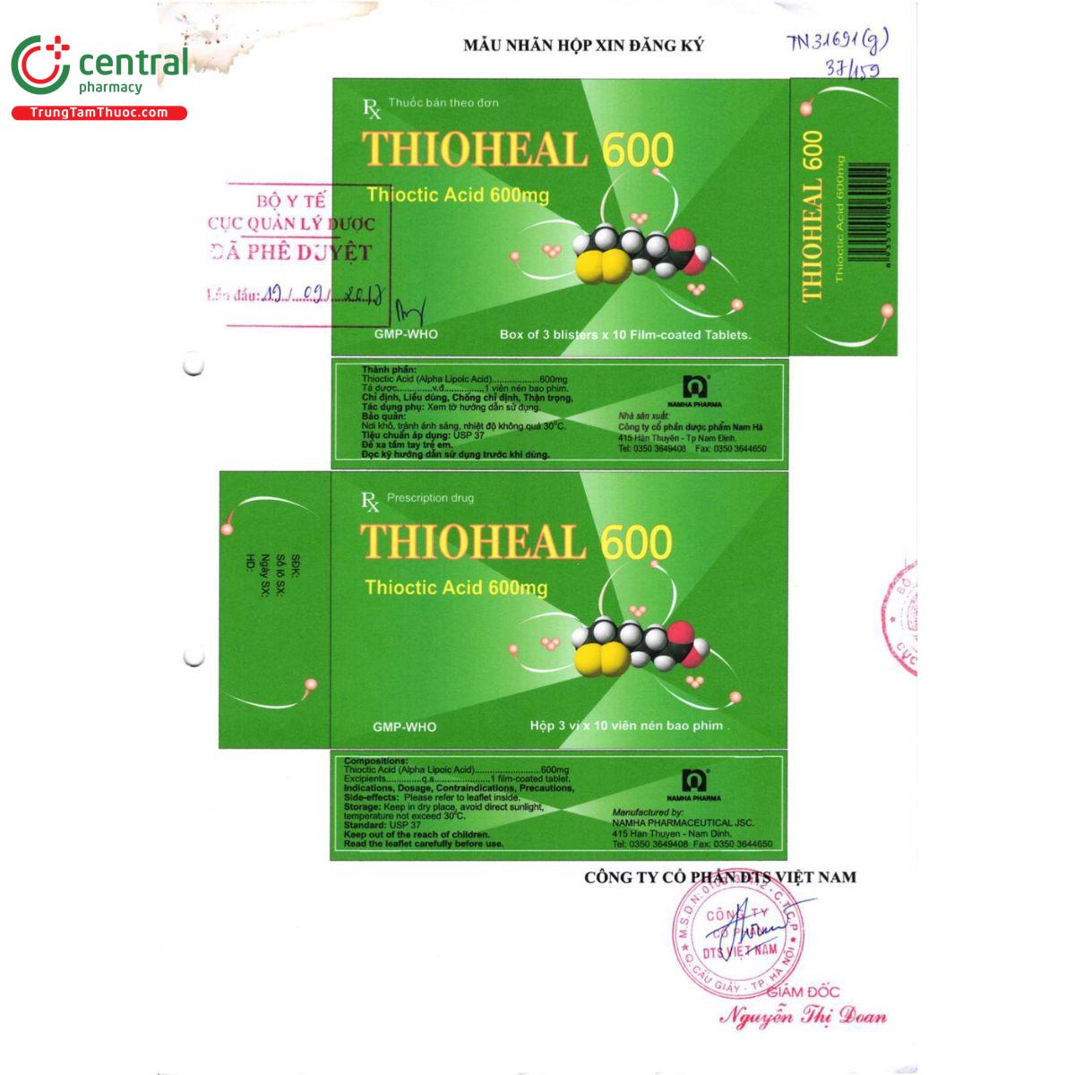 thioheal 600 3 D1515 thioheal 600 3 D1515