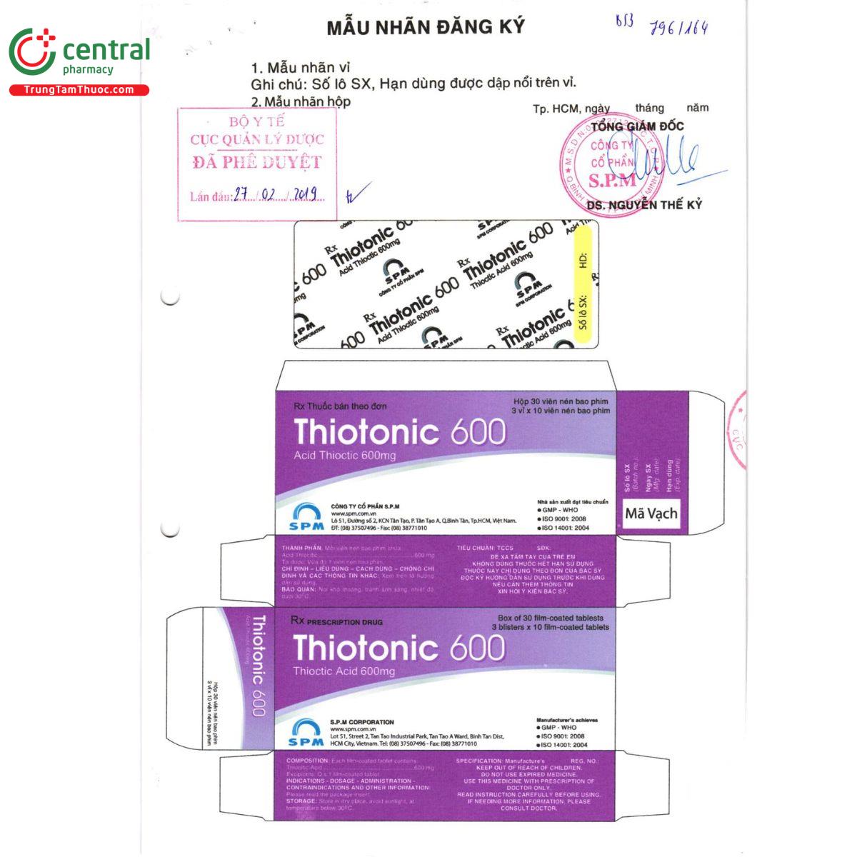 thiotonic 600 2 R7057 thiotonic 600 2 R7057