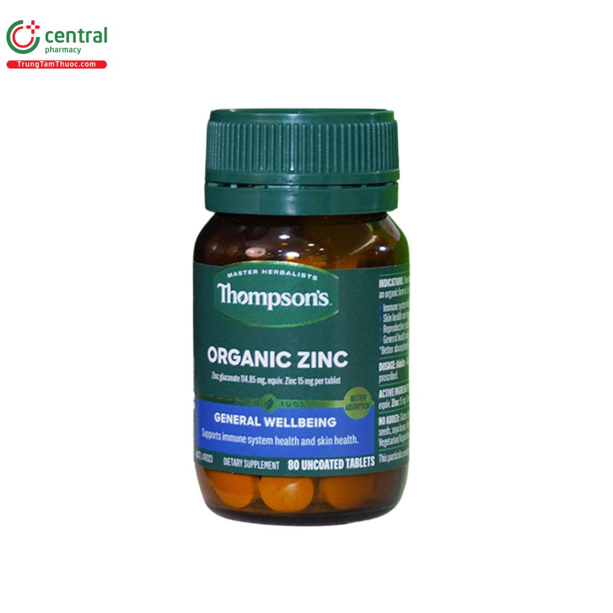 thompson organic zinc 2 M5846