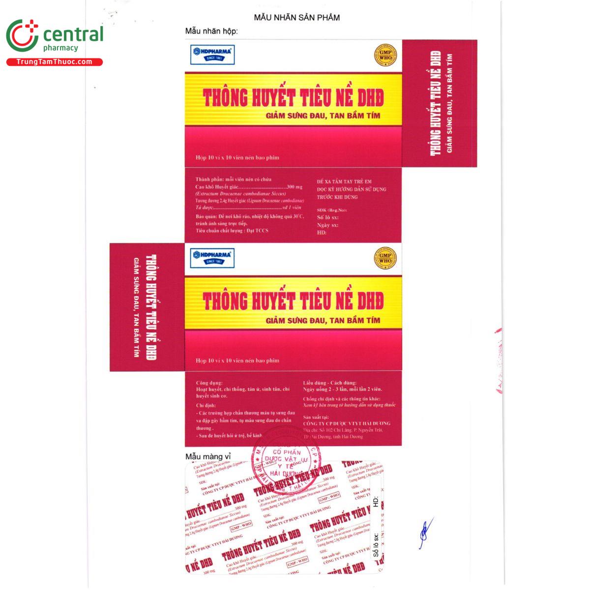 thong huyet tieu ne dhd 7 A0807 thong huyet tieu ne dhd 7 A0807