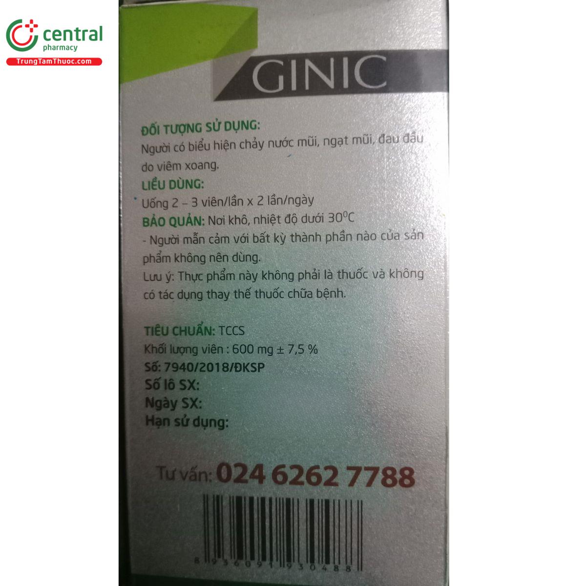 thong xoang ginic 5 U8886 thong xoang ginic 5 U8886