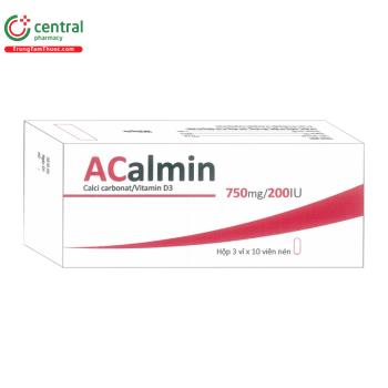 Acalmin 750mg/200IU