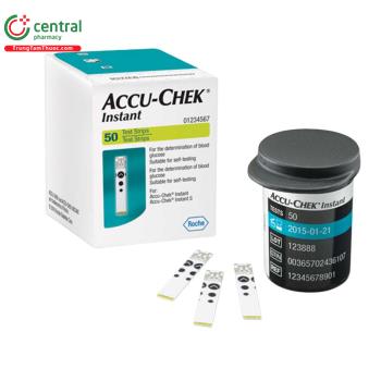 ACCU-CHEK Instant Que thử Tiểu Đường (Hộp 50 que)