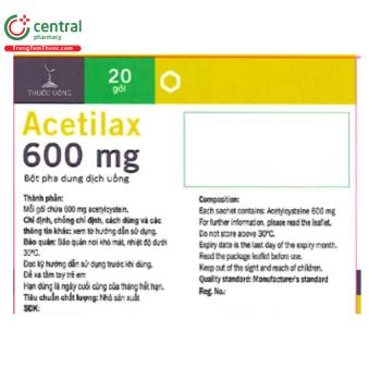 Acetilax 600mg