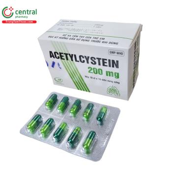 Acetylcystein 200mg Mipharmco