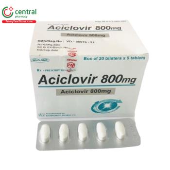 Aciclovir 800mg Khapharco