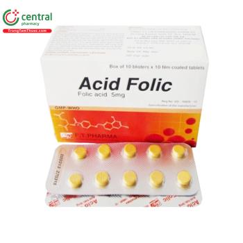 Acid Folic 5mg F.T Pharma 