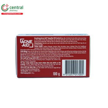 Xà phòng trị mụn Acne-Aid Bar 100g: công dụng, cách dùng và giá bán
